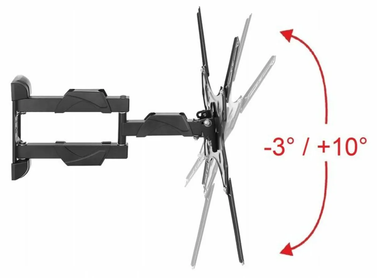 TV Wall Mount Bracket Tilt Swivel 23" - 55" - Image 3