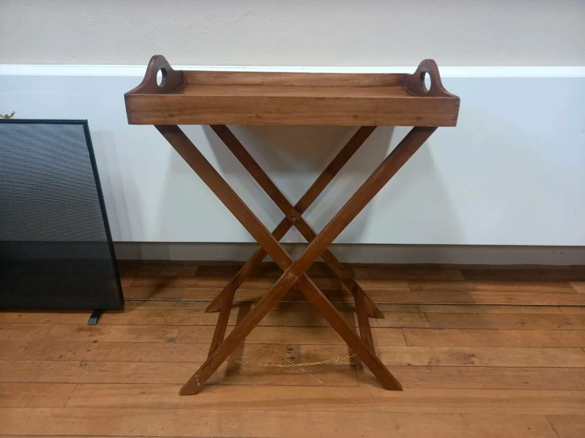Butlers tray. Solid timber. Was €149 Now €89 - Image 1