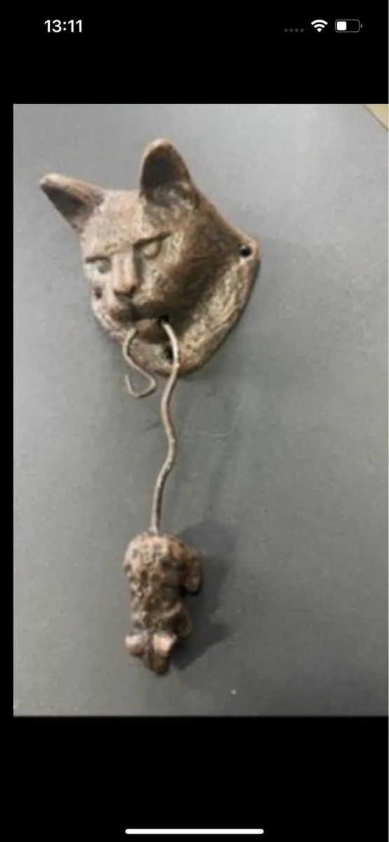 Cat and mouse door knocker - Image 4