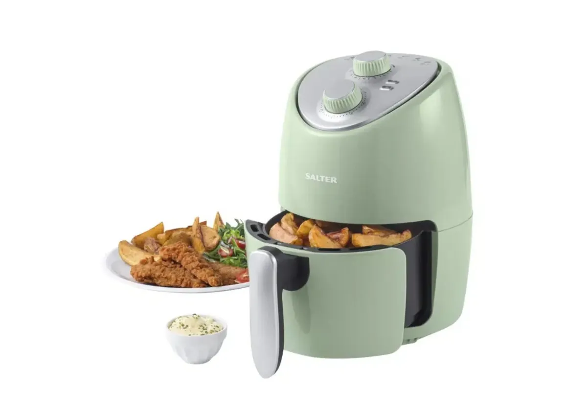 Salter 2L Compact Air Fryer Hot With Hot Air Circu - Image 1