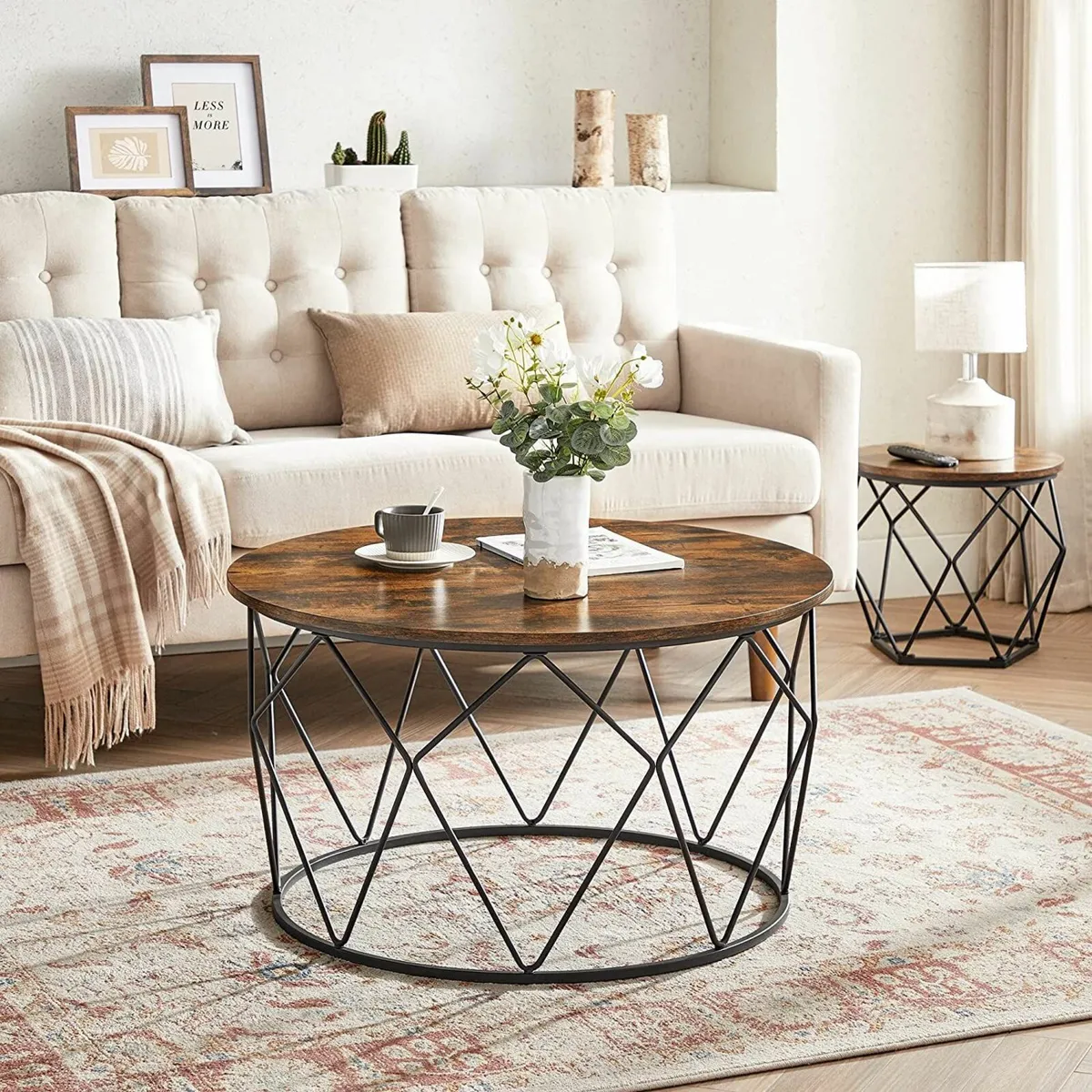 New Round Industrial Design Coffee Table. P&P - Image 2