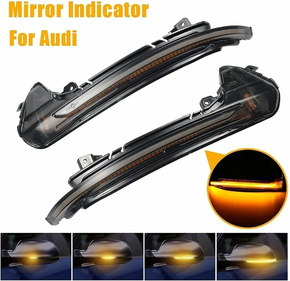 AUDI A6 Dynamic LED Side Mirror Sequential Turn Si