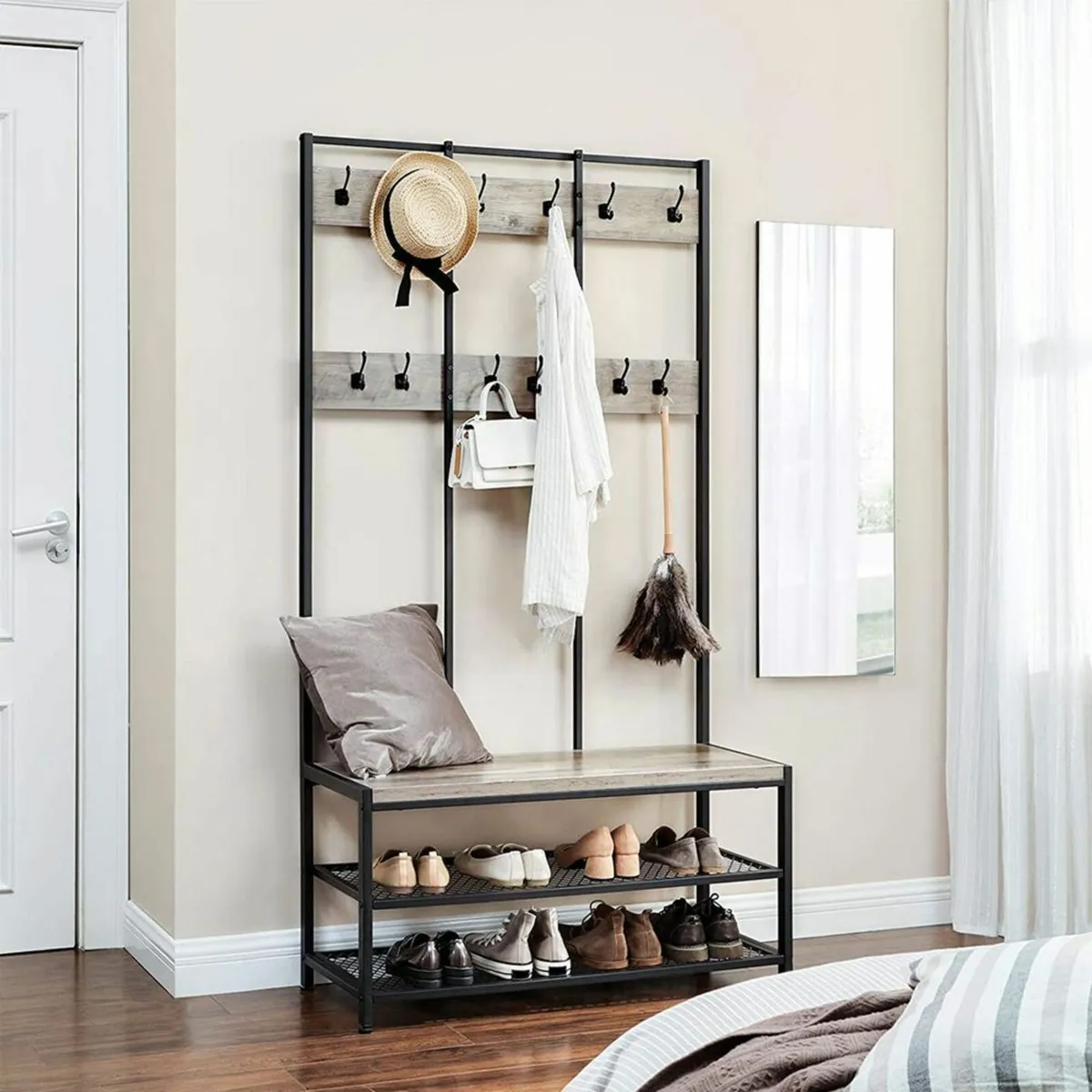 New XXL Metal Hall Tree Coat Hat Rack. FREE P&P - Image 1