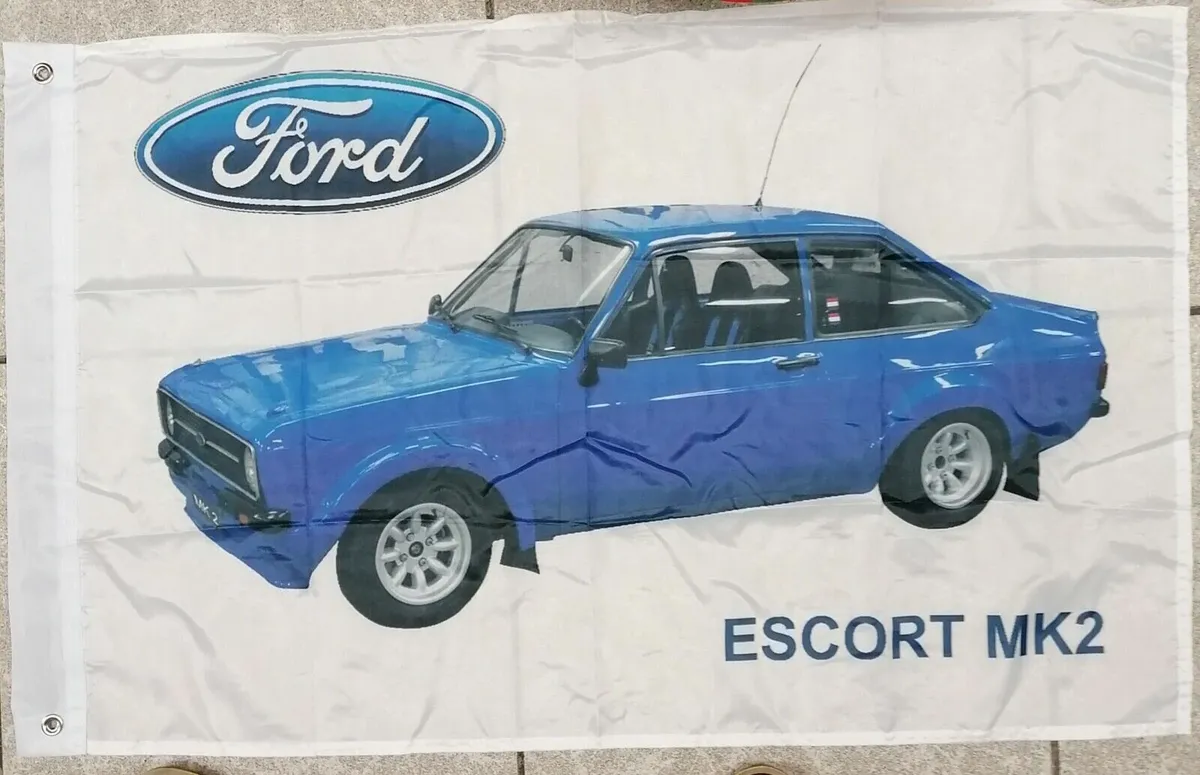 Ford escort mk 2 flag  Brand New  Size 3ft by 2ft