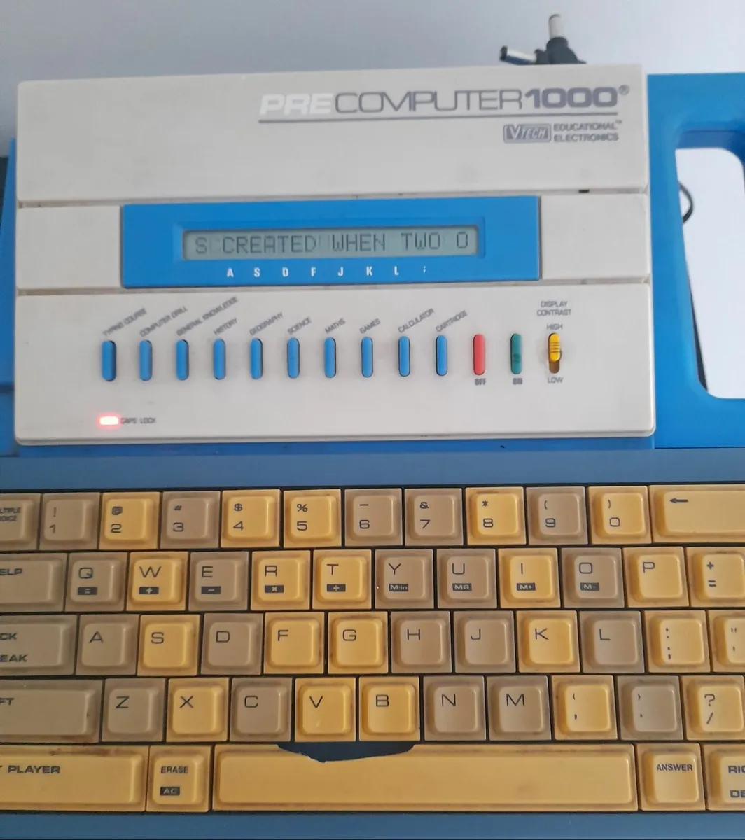 V Tech1000 pre computer Education Electronics game - Image 3