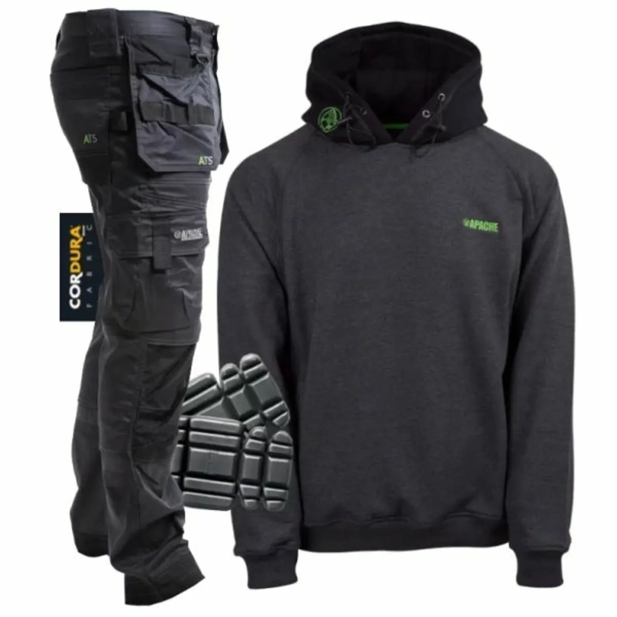 Apache Hoodie, Cordura ATS 3D Trouser & Knee Pads - Image 1