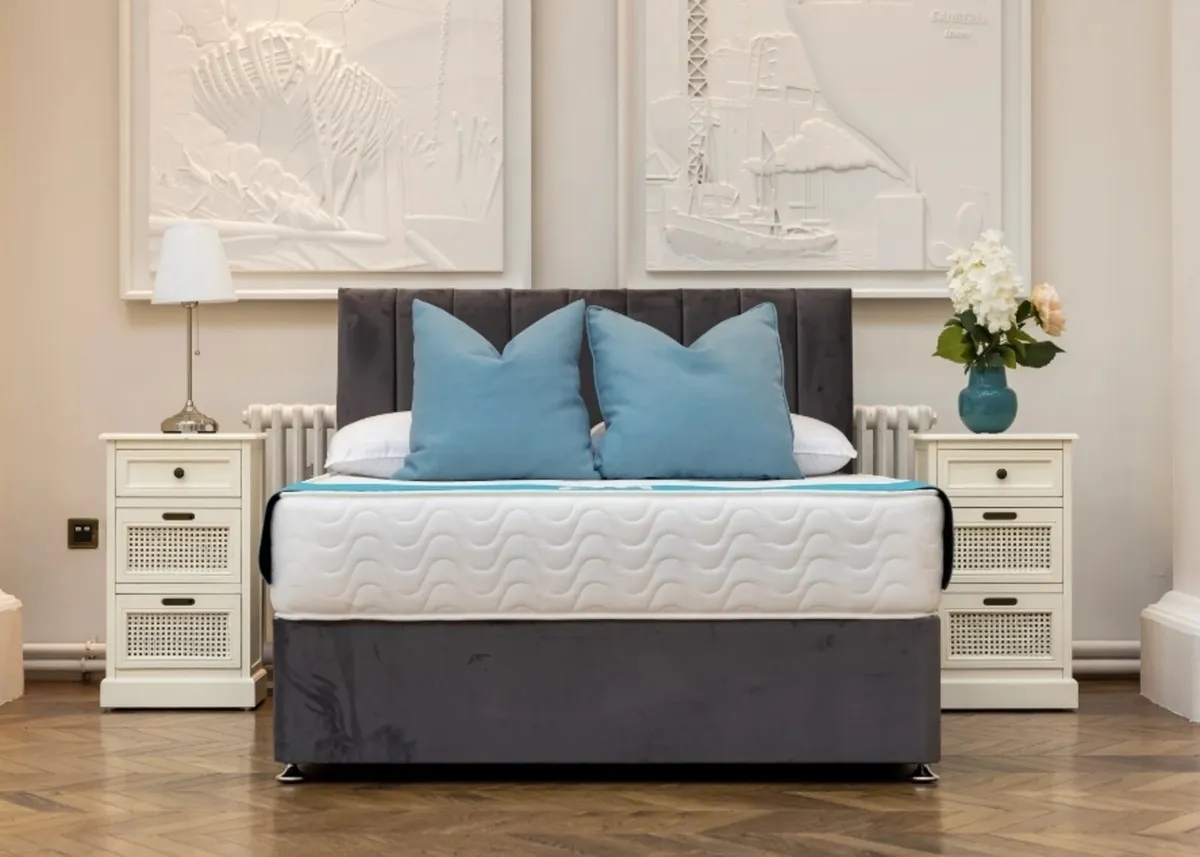 New Divan Beds With Mattresses And Headboard - Image 1
