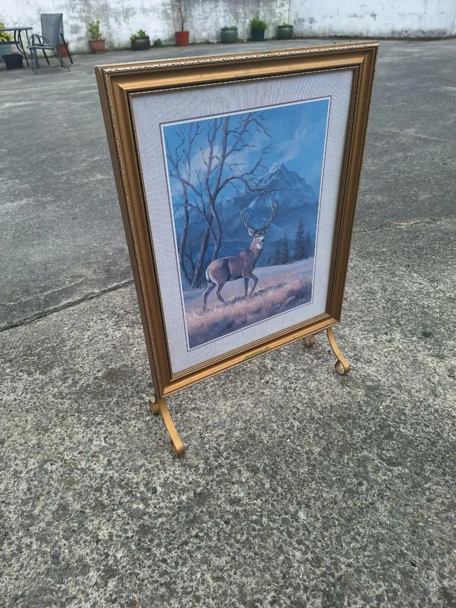 Lovely vintage firescreen - Image 1