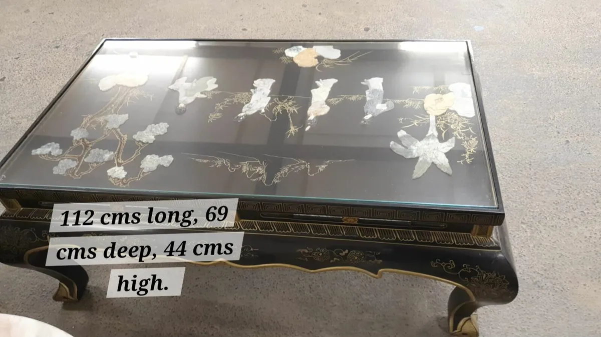 Vintage chinoiserie coffe table - Image 4