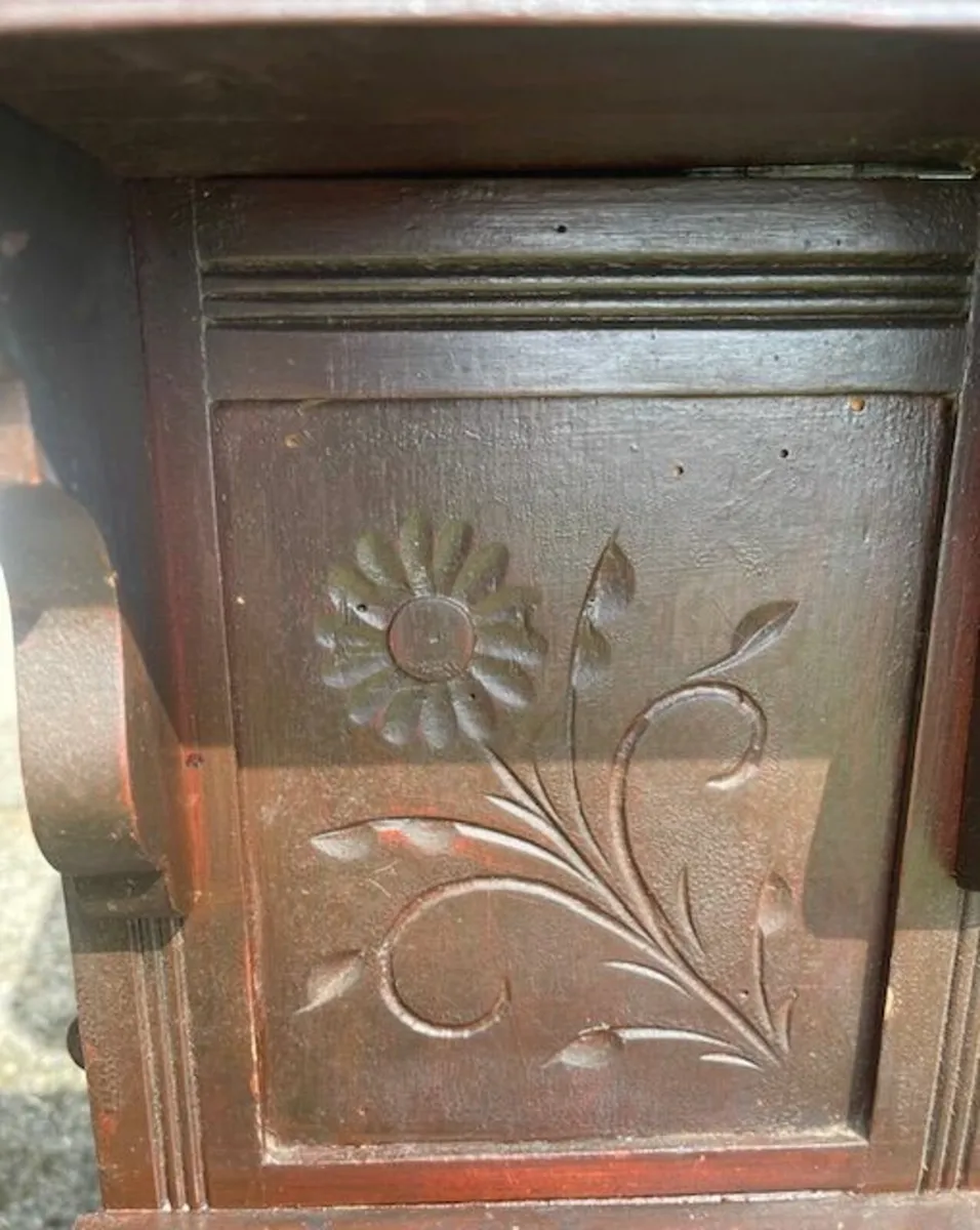 Antique overmantle - Image 2