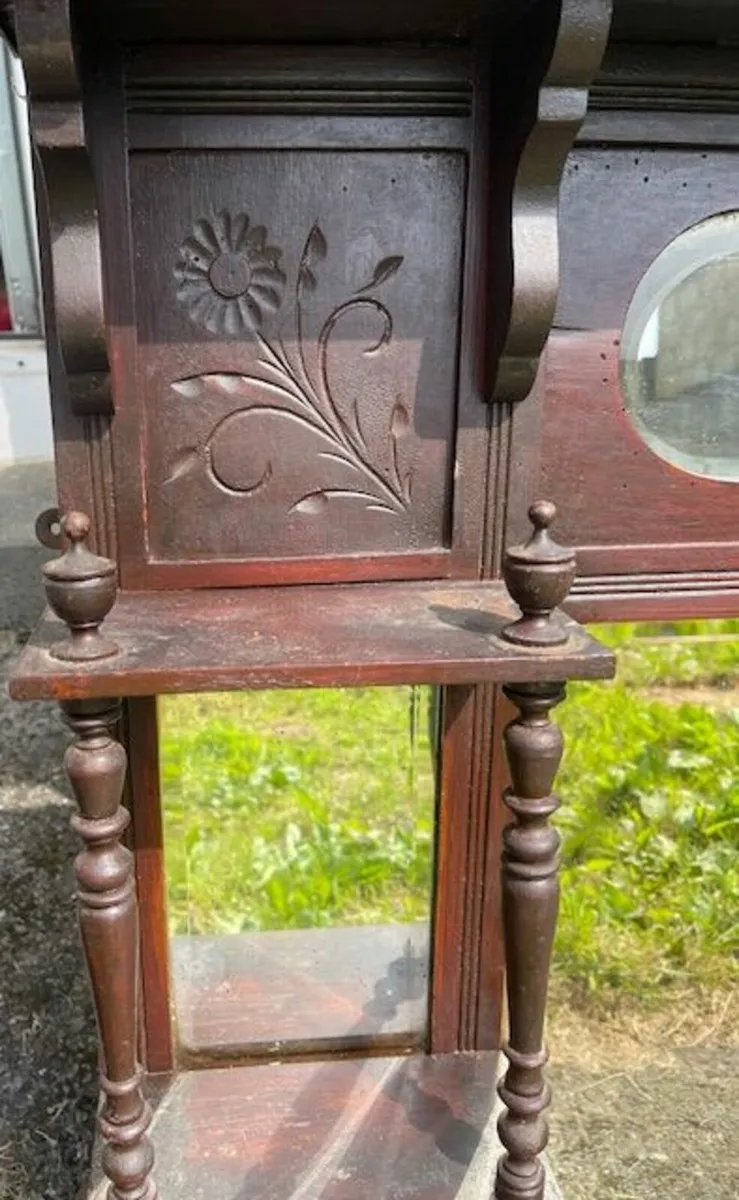 Antique overmantle - Image 3