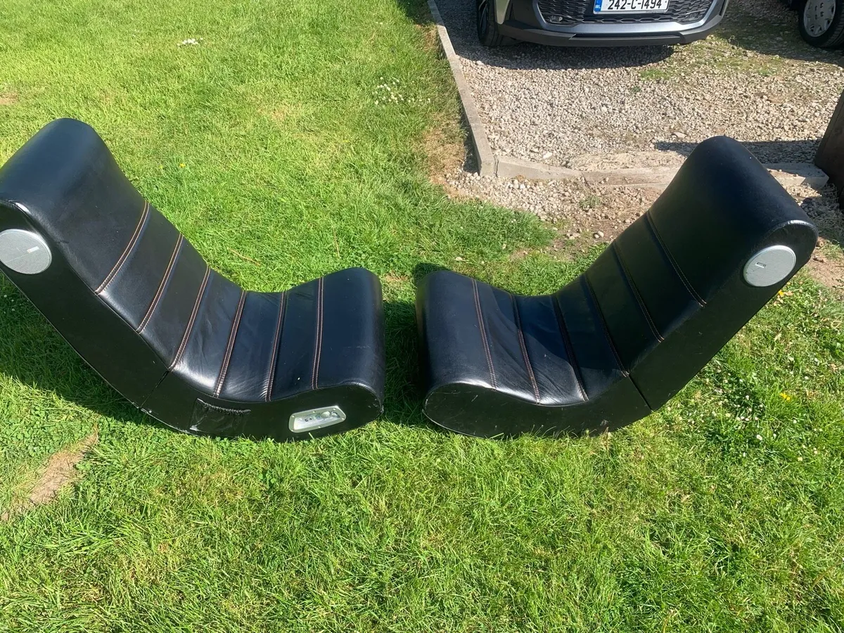 2x gaming chairs foldable - Image 2