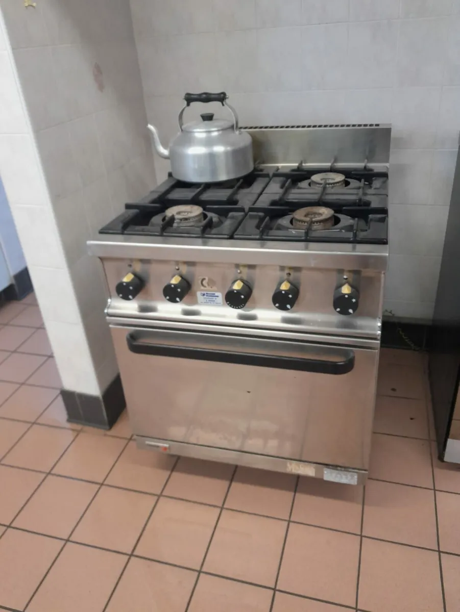 Gas Cooker, Deep fat fryer, Canopy - Image 1