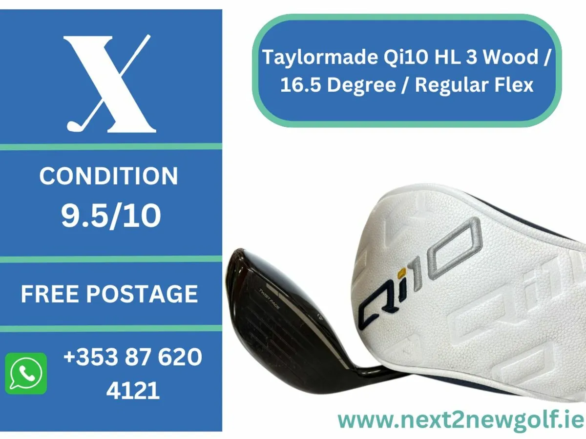 Taylormade Qi10 HL 3 Wood / Nationwide Delivery - Image 1