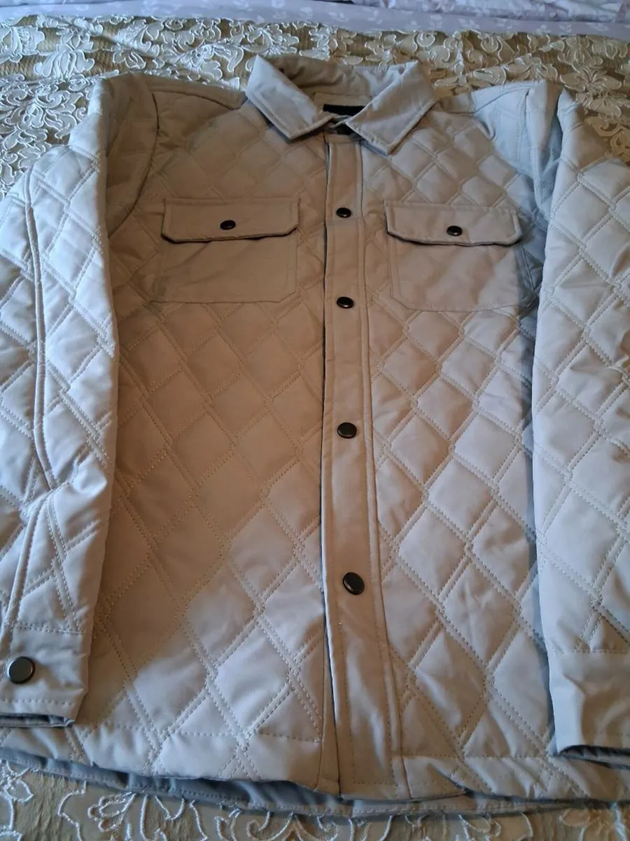 Brand new mens diamond quilted jacket - Image 1