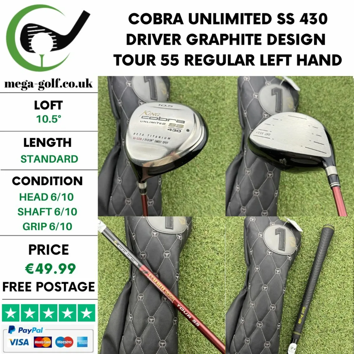 COBRA UNLIMITED SS 430 DRIVER / 10.5° / REGULAR - Image 1