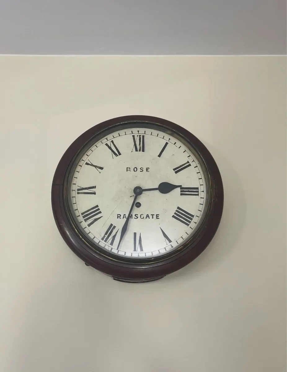 19th Century Fusee School Clock - Image 1
