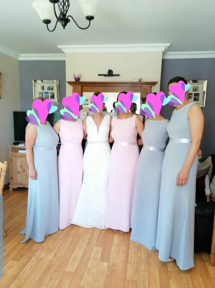 Bridesmaid dresses x 3 - Image 1
