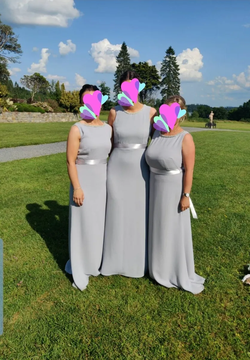 Bridesmaid dresses x 3 - Image 2