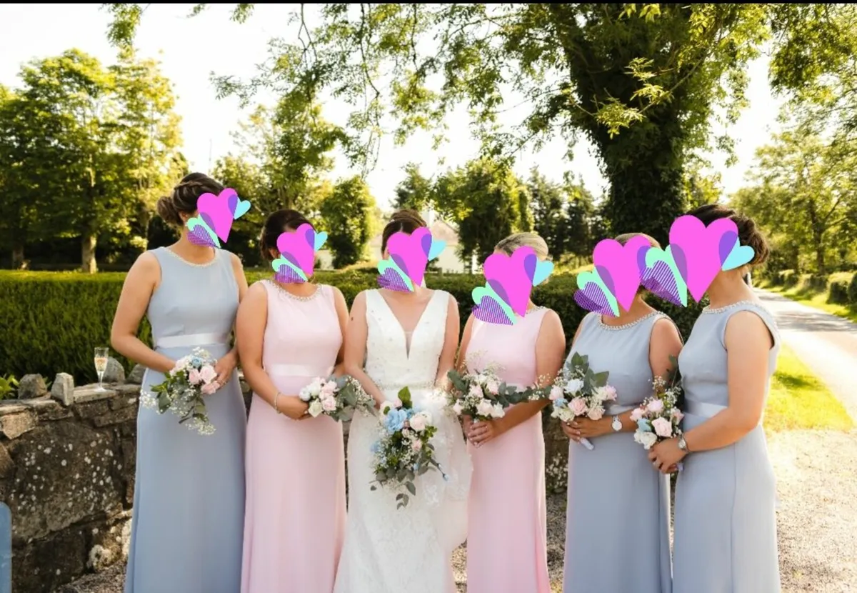 Bridesmaid dresses x 3 - Image 3