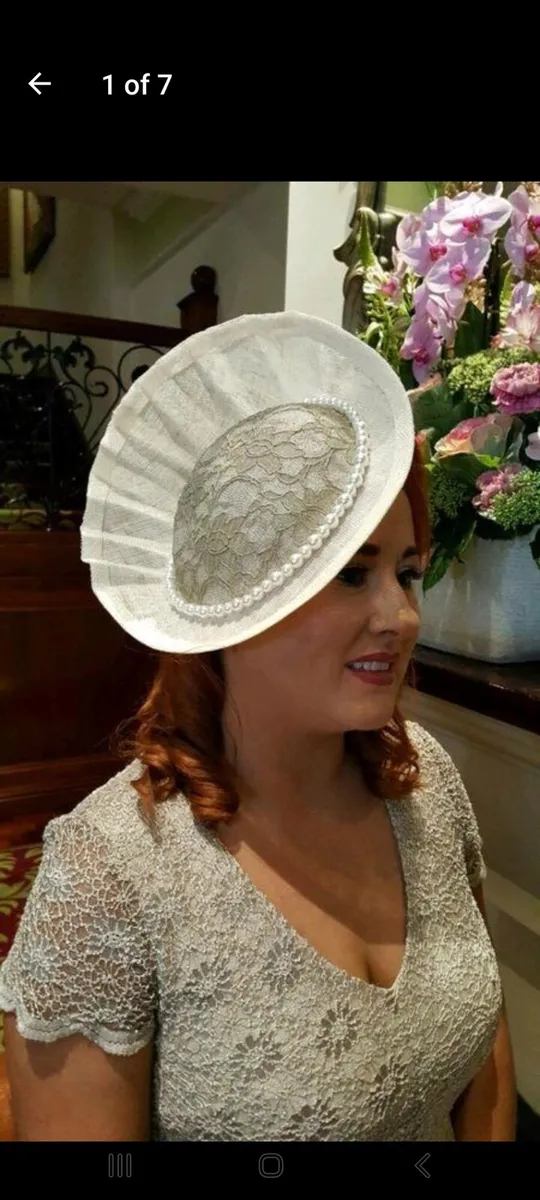 Dress & bespoke head piece - Image 1