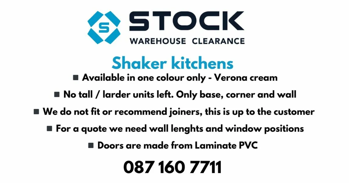 Brand new flatpack shaker kitchens - Image 4