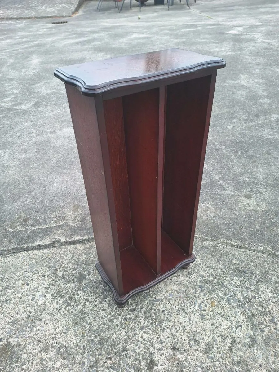 Solid wood CD or DVD unit