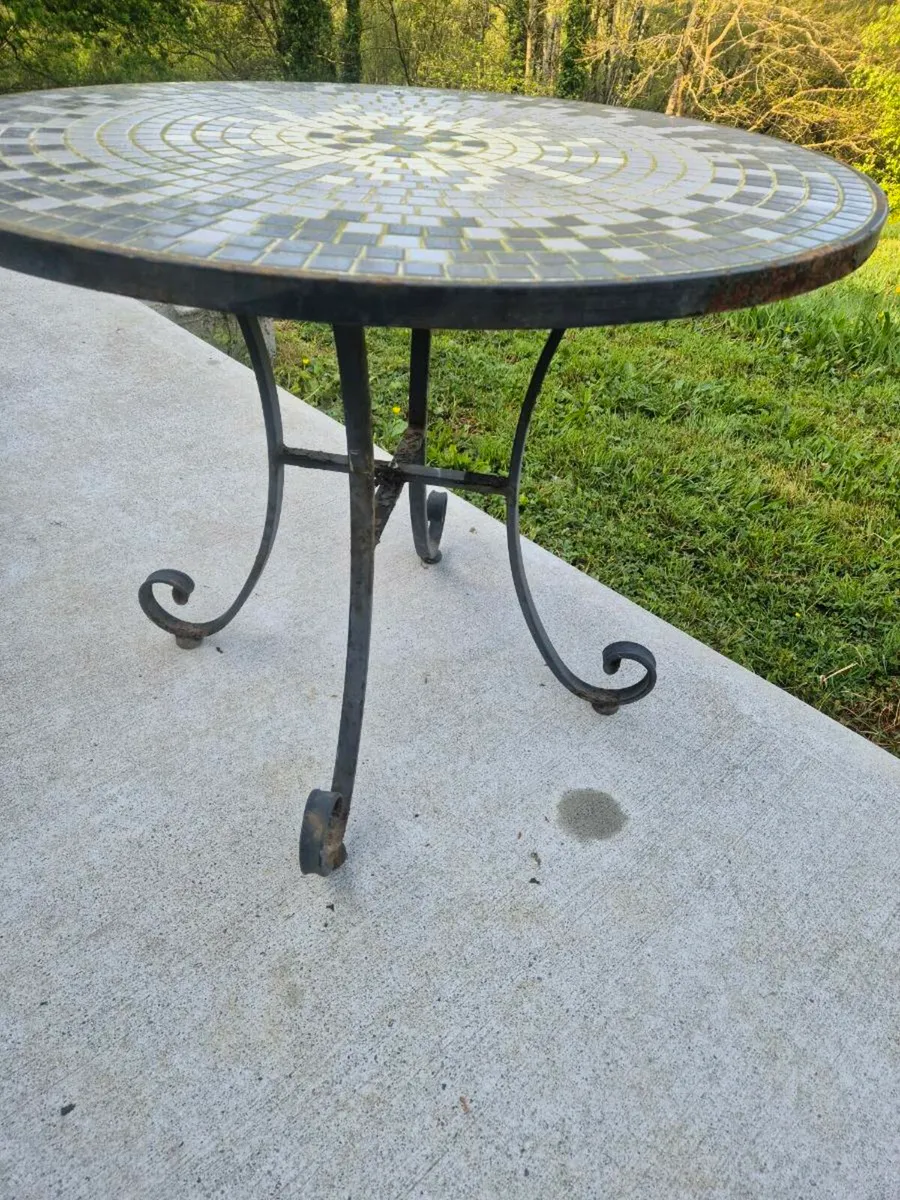Garden Table Metal - Image 3