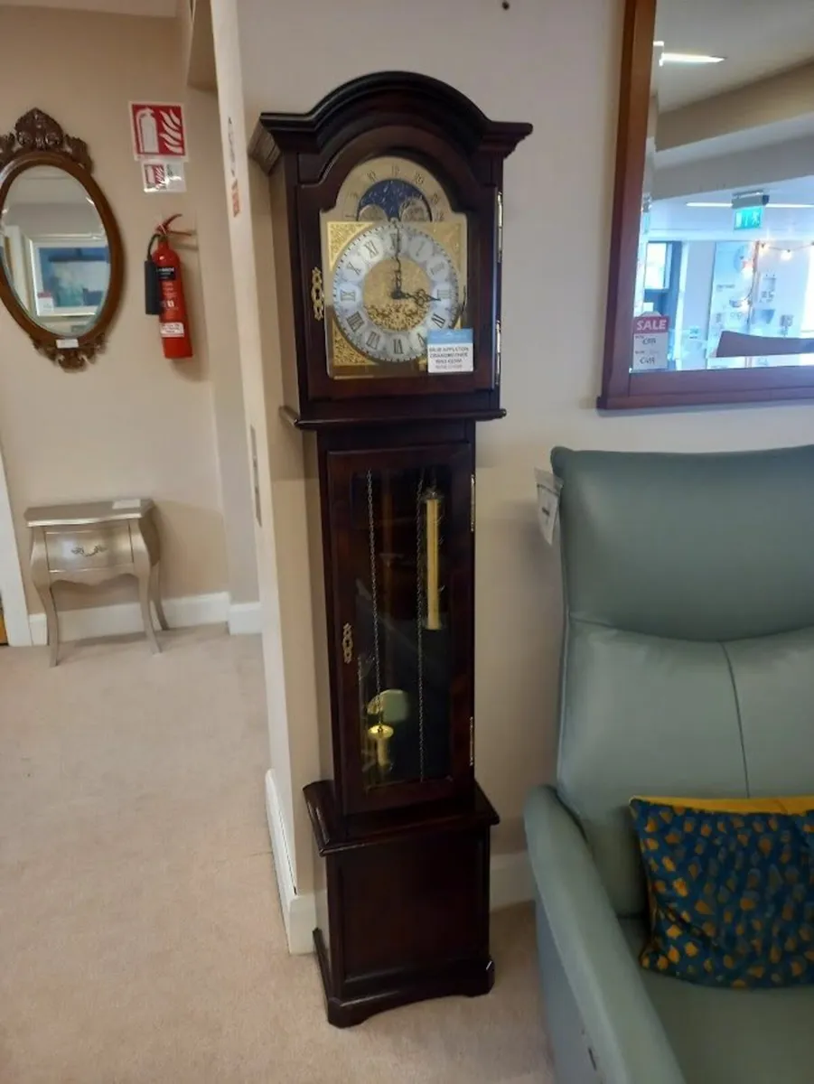 Bilib Appleton Grandmother Clock Solid Mahogany - Image 1