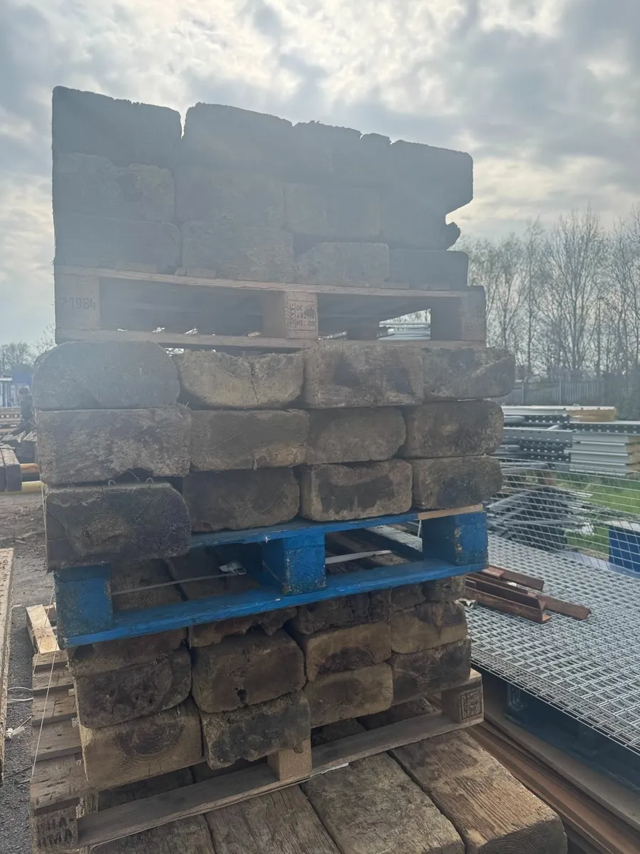 Half railway sleepers - Image 2