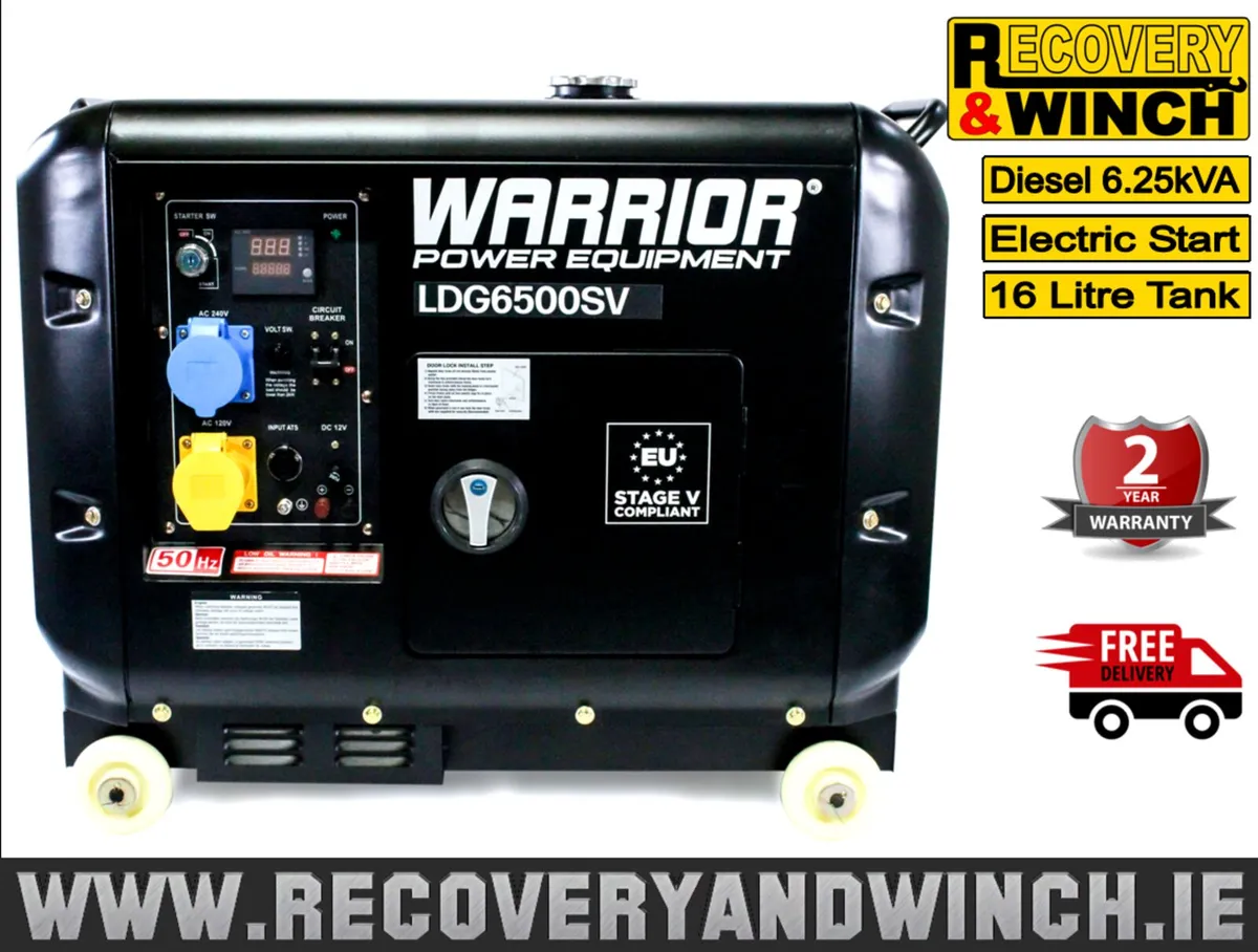 Warrior 5.5Kw Diesel Generator - Image 1