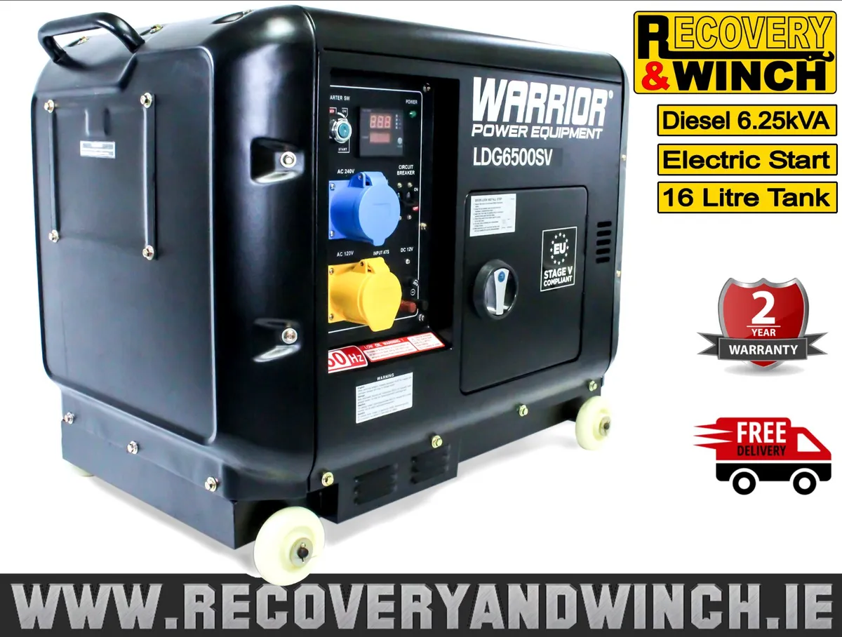 Warrior 5.5Kw Diesel Generator - Image 2