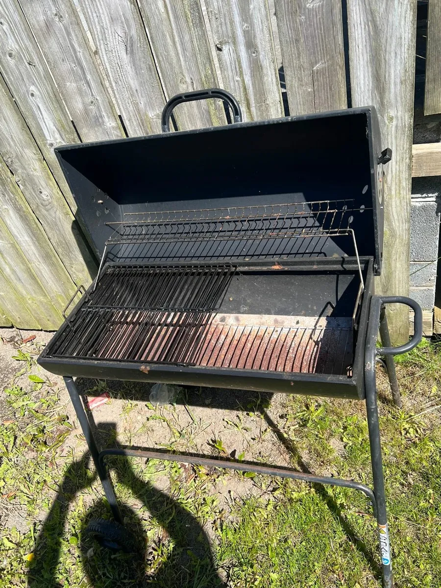 Oil Drum Charcoal BBQ Barbecue  Grill - Image 2