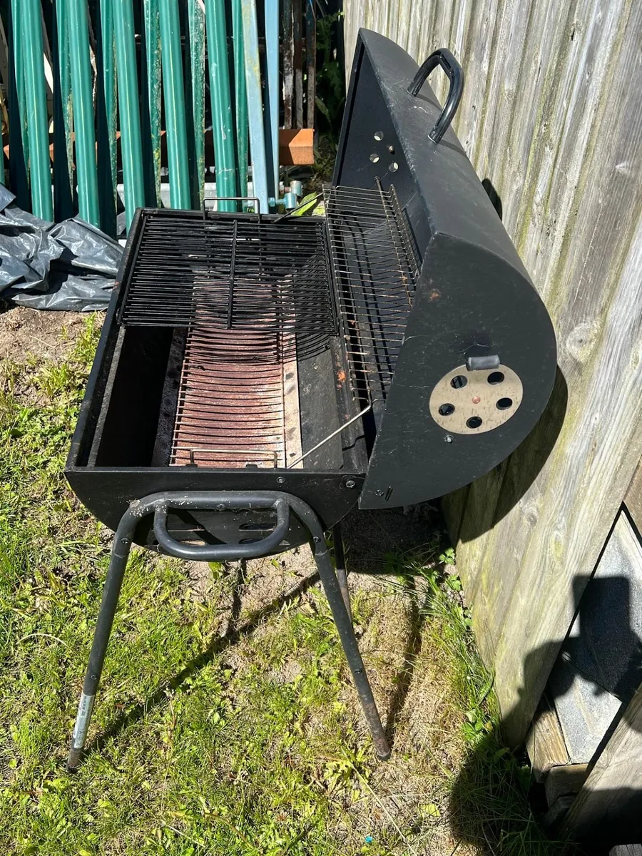 Oil Drum Charcoal BBQ Barbecue  Grill - Image 3