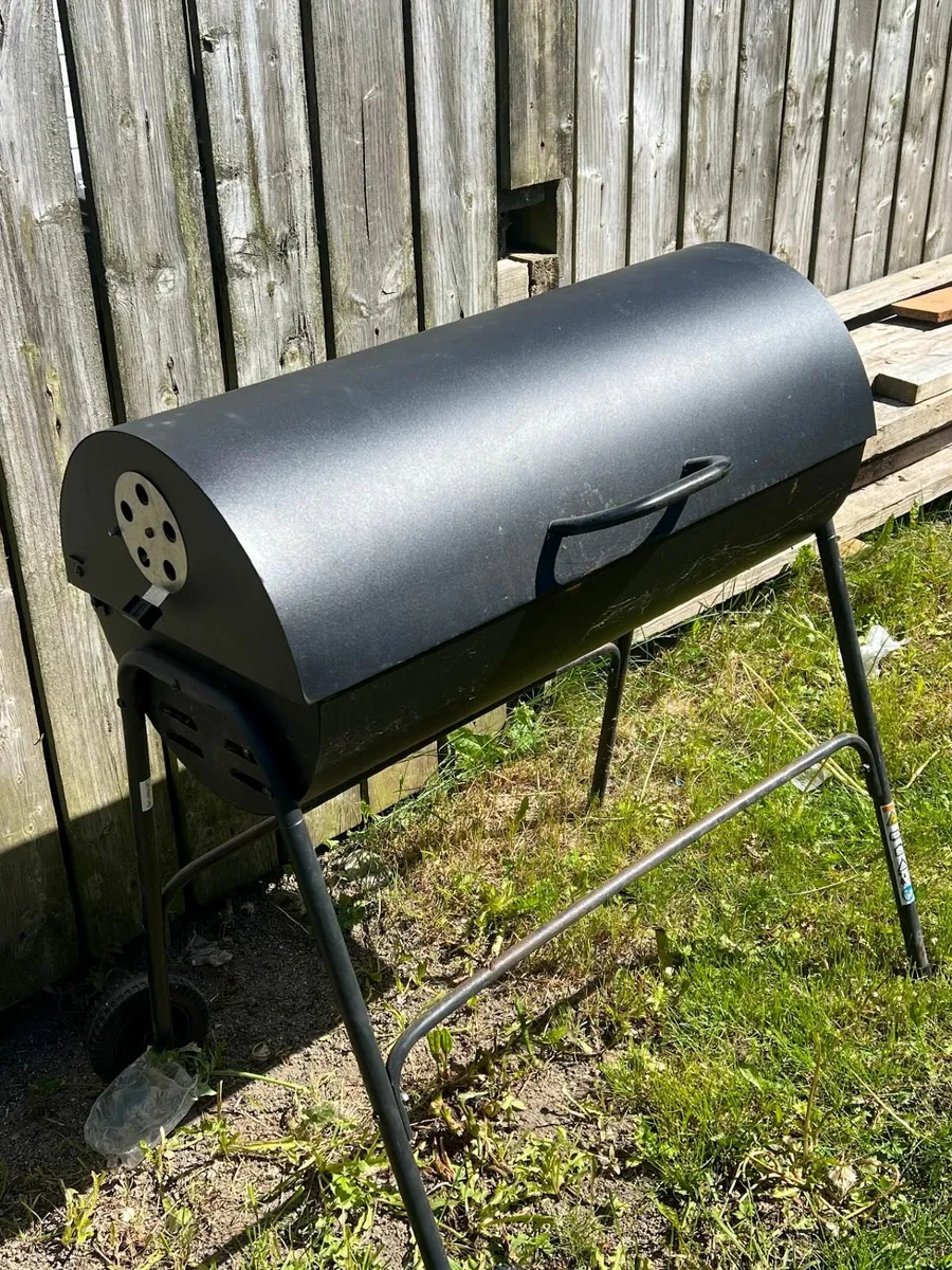 Oil Drum Charcoal BBQ Barbecue  Grill - Image 4