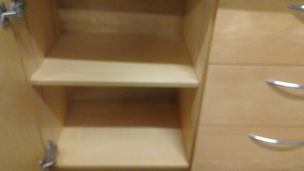 Modern Beech Effect Sideboard - Image 2