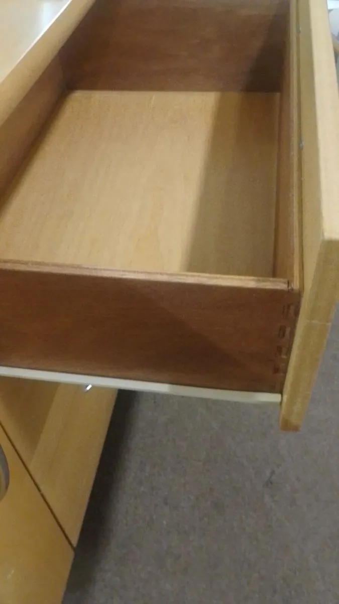Modern Beech Effect Sideboard - Image 3