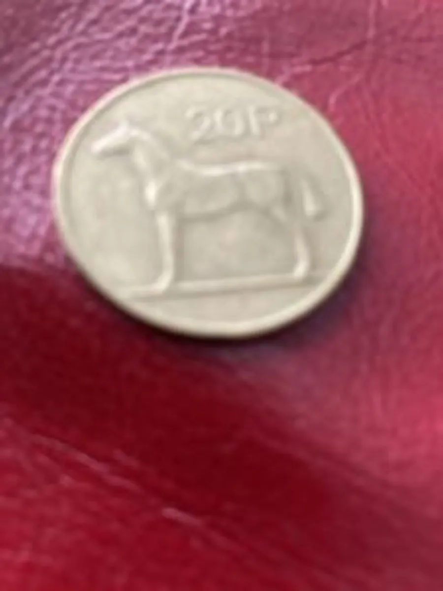 Decimal Irish 20p coin