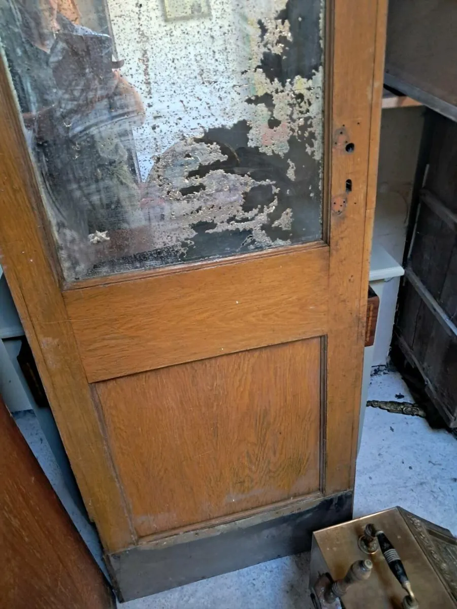 2 old office doors - Image 2