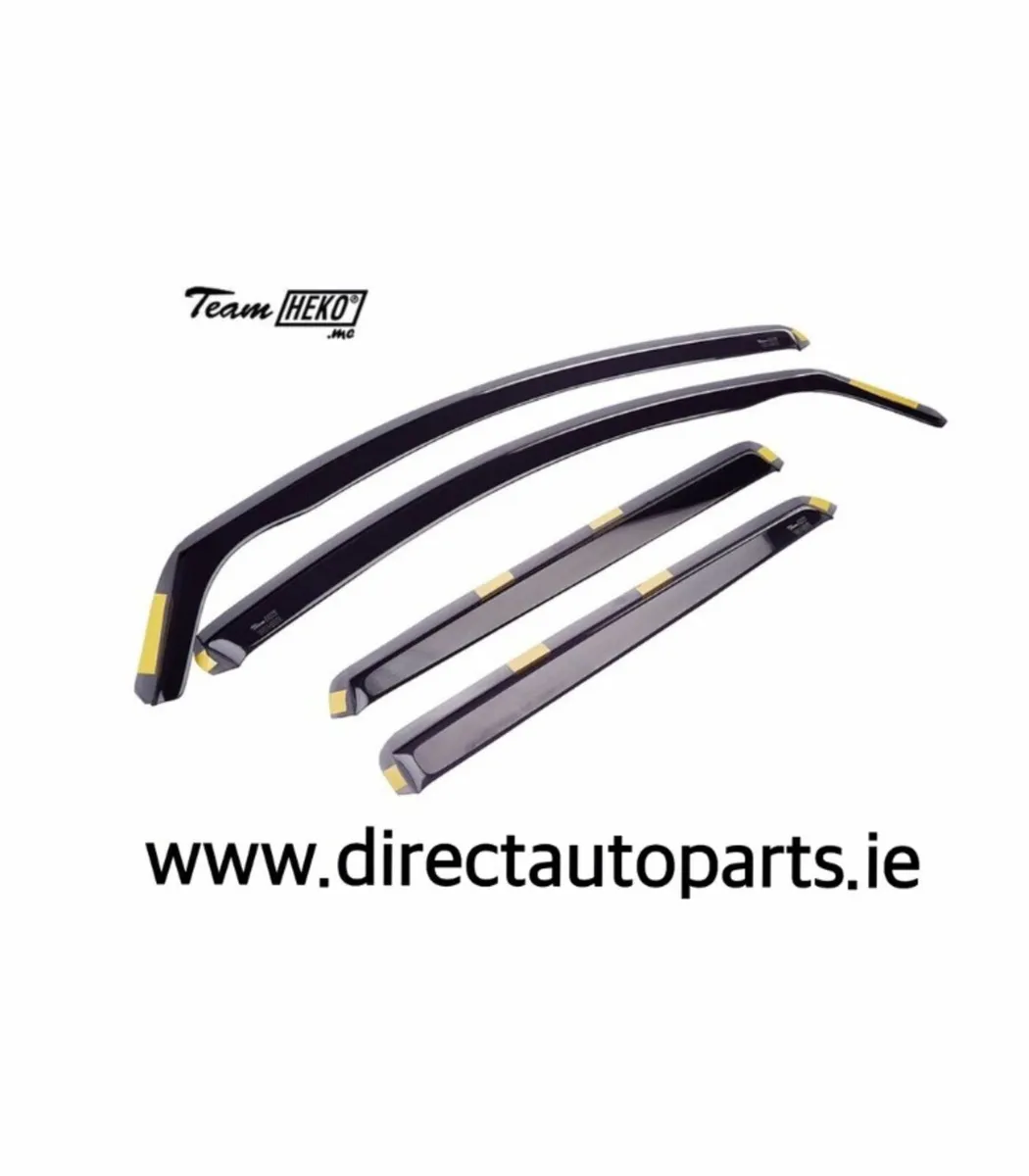 Volkswagen Touareg 4 Piece Tinted Wind Deflectors - Image 2