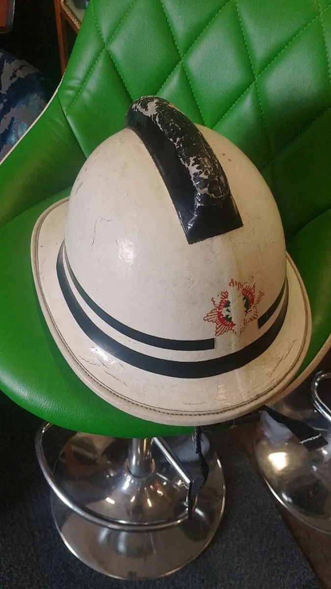 Original N.I. Fire service Helmet - Image 1