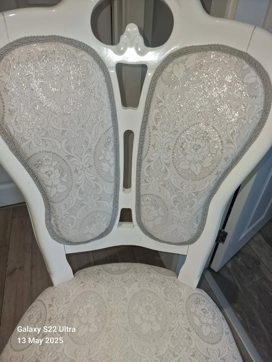 White and silver Italian furniture - Image 3