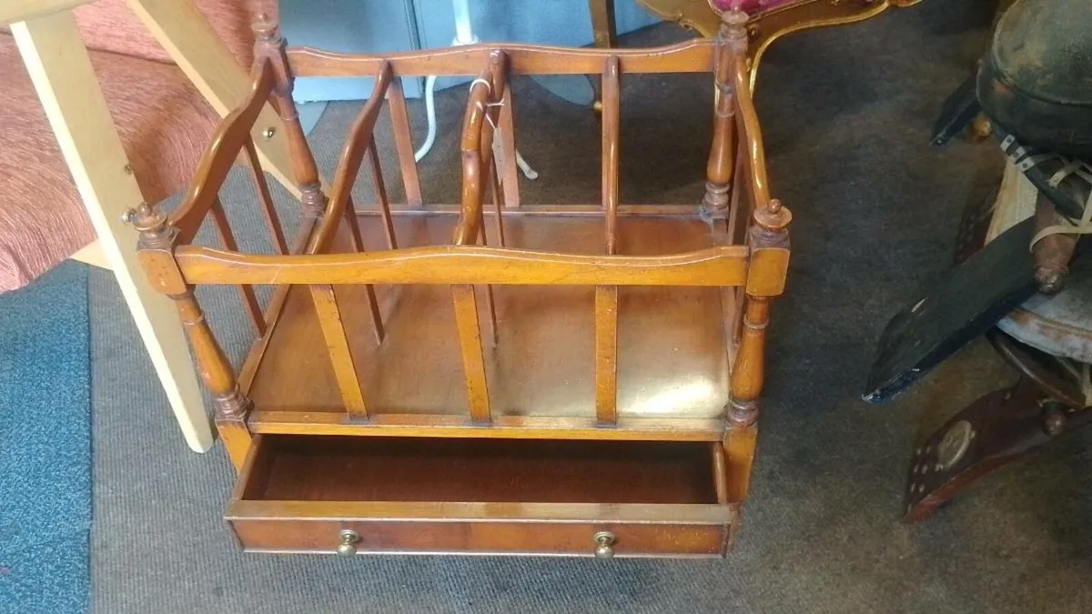 Decorative Reproduction Magazine Rack - Image 2