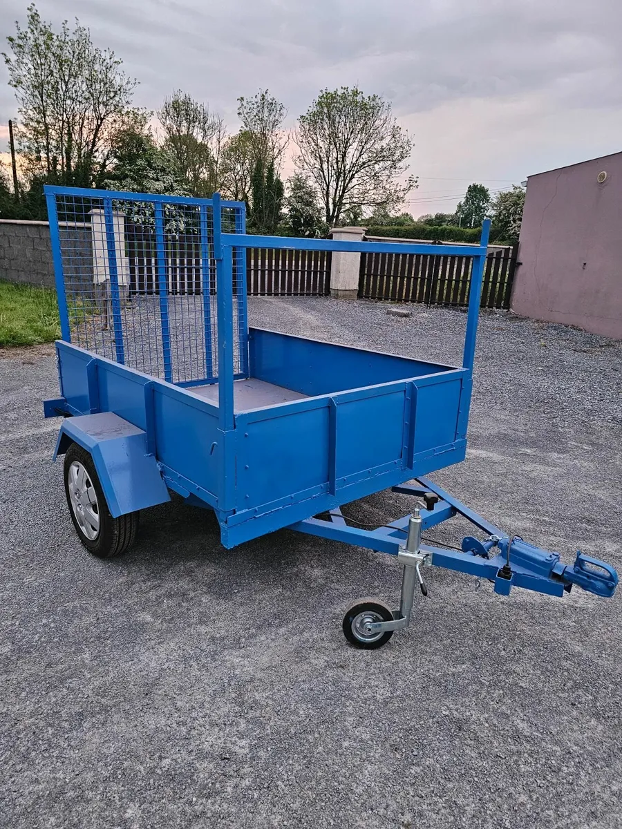 6'4"x4'10' all steel car trailer €1150 - Image 1