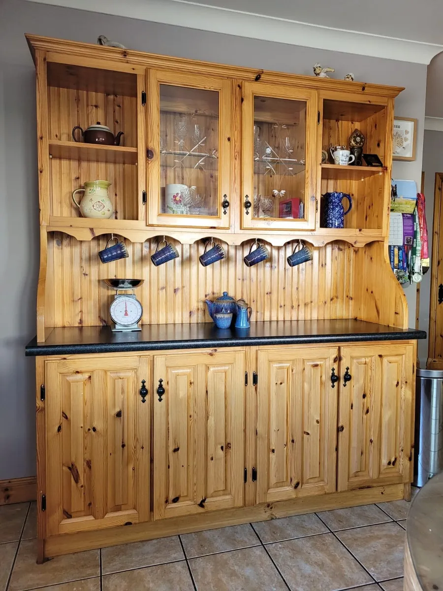 Large solid pine dresser - Image 1