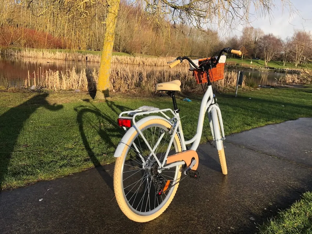 NEW LADIES BIKE + BASKET - SHIMMANO GEAR- DELIVERY - Image 2