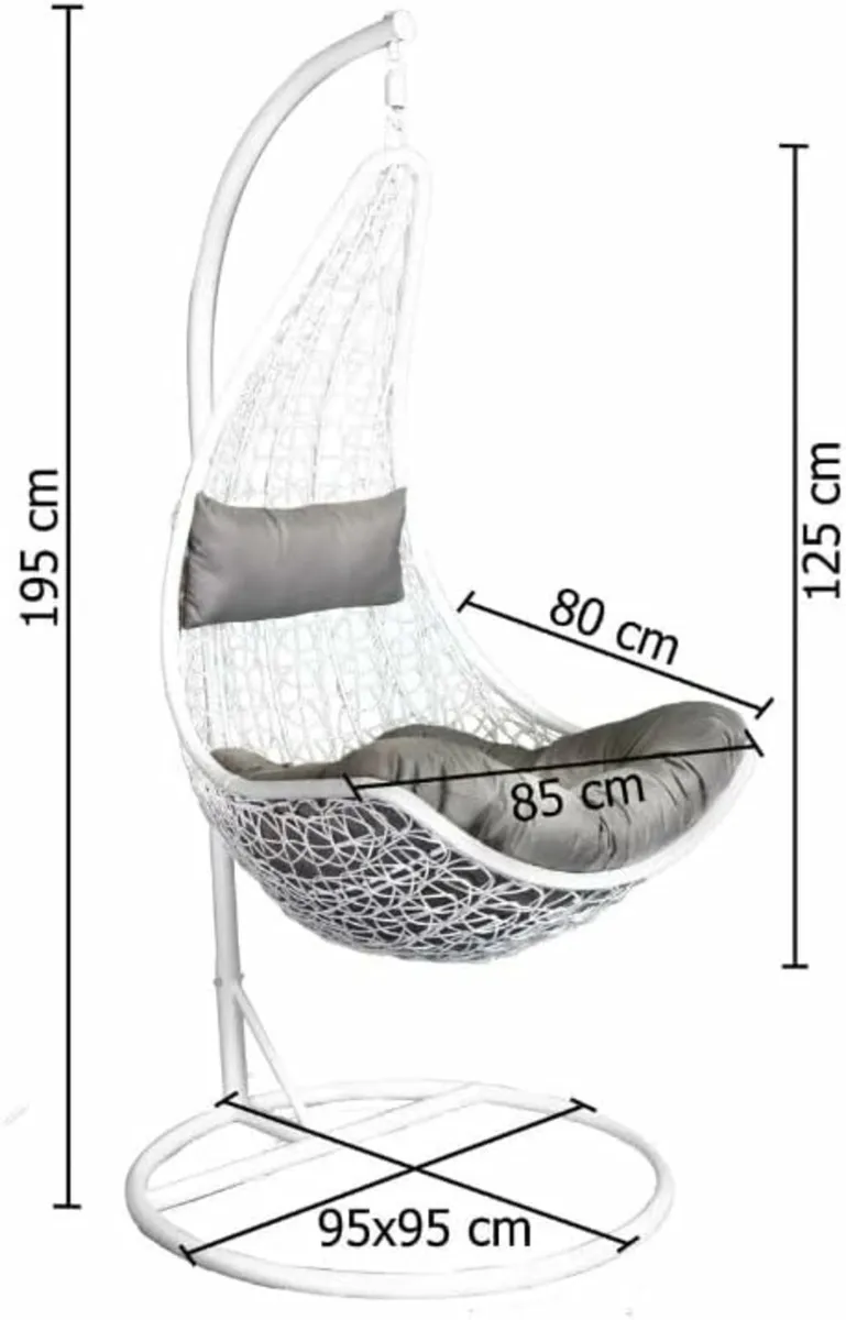 Modern Indoor Swing Chair for Bedroom or Lounge - Image 4
