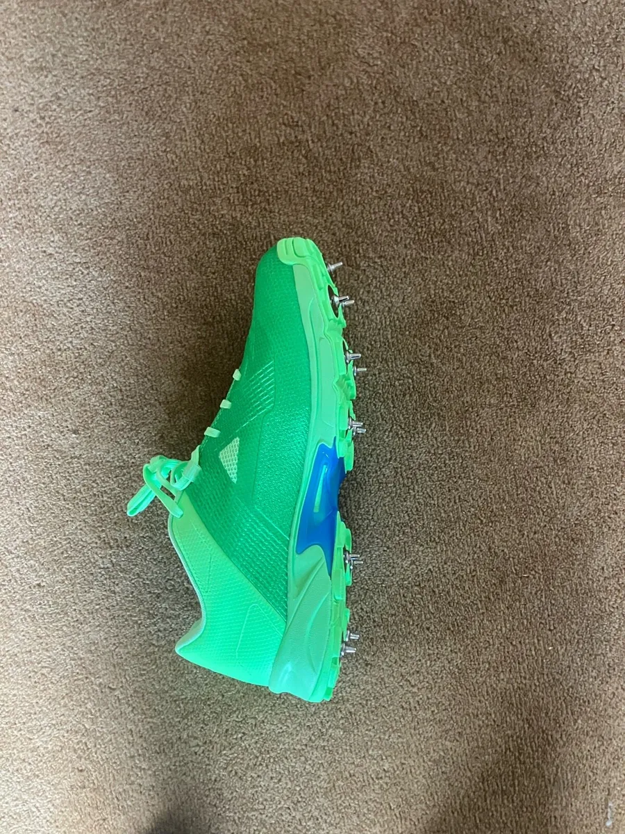 Cricket Boots/Spikes - Size UK 9 - Green - Image 3