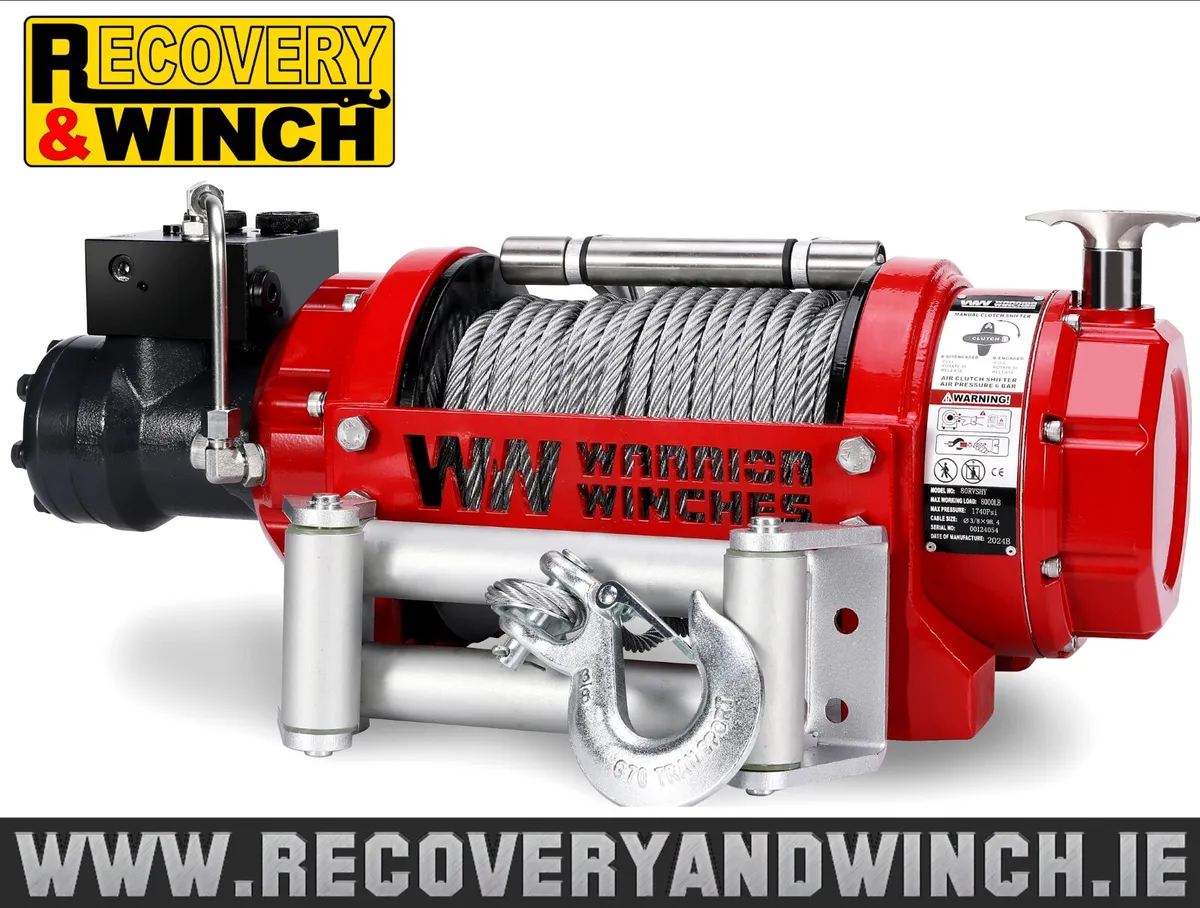 WARRIOR HYDRAULIC INDUSTRIAL WINCHES 🔴 - Image 2