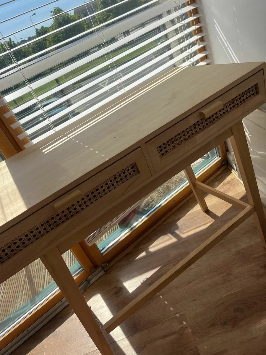 Rattan Study/Working Desk